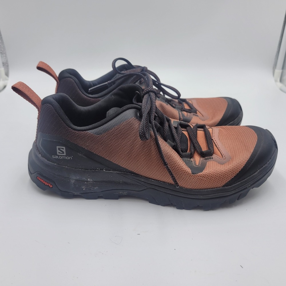 Salomon Vaya Womens Hiking Shoes Copper Black‎ SensiFlex Trail Sneakers Size 8
